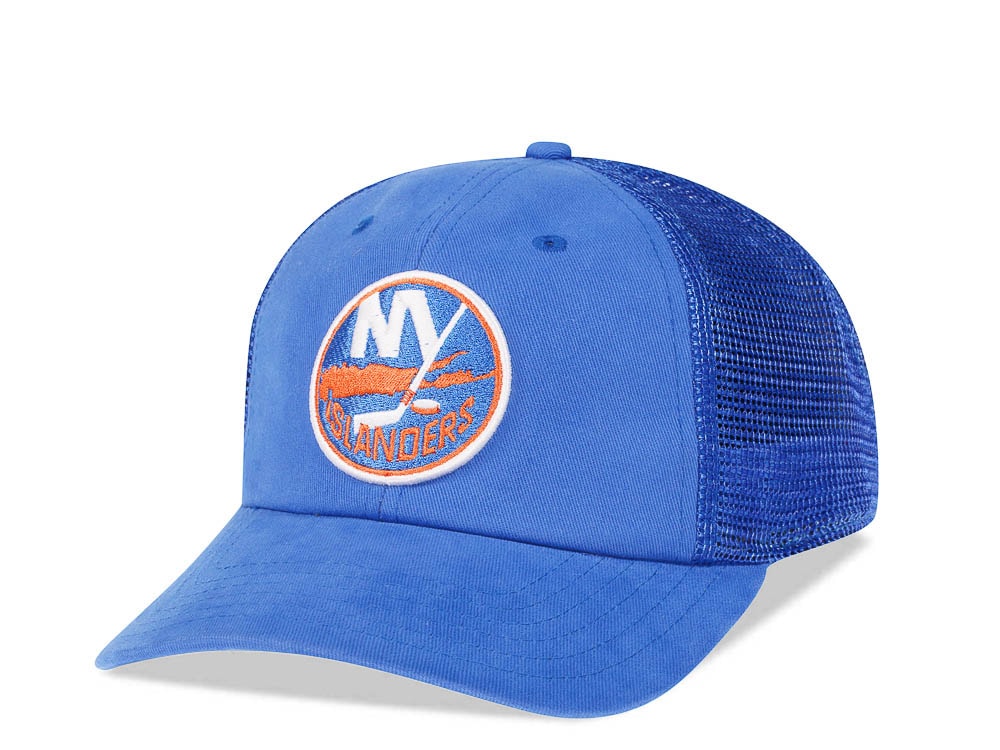 American Needle New York Islanders Blue Trucker Strapback Casquette