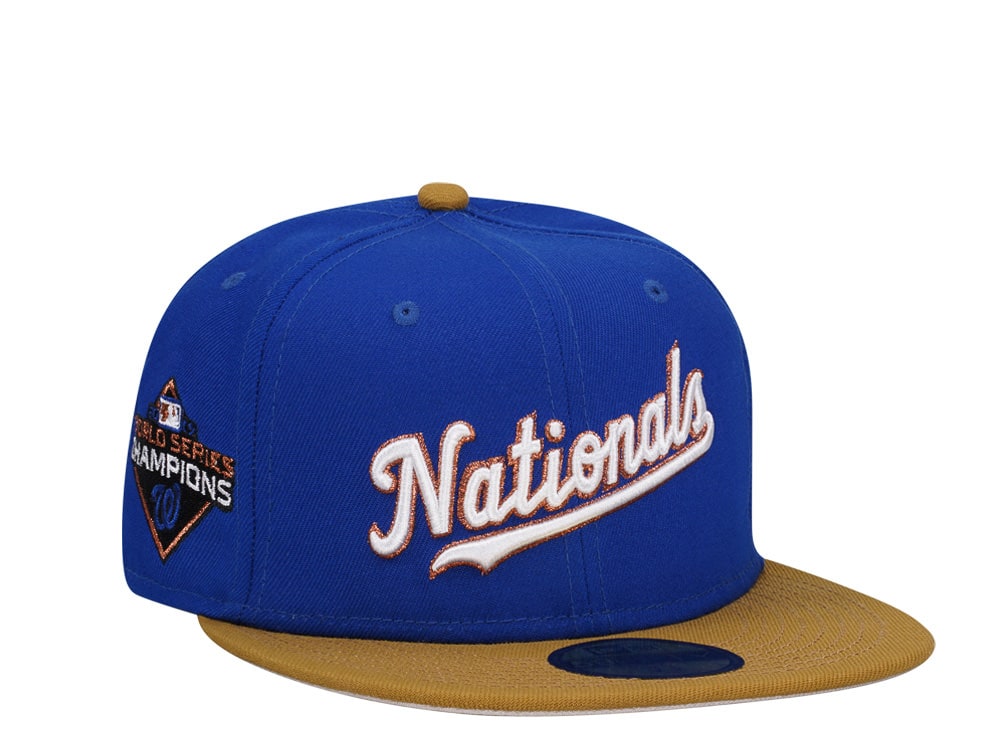 New Era Washington Nationals World Series Champions 2019 Copper Prime Two Tone Edition 59Fifty Fitted Casquette