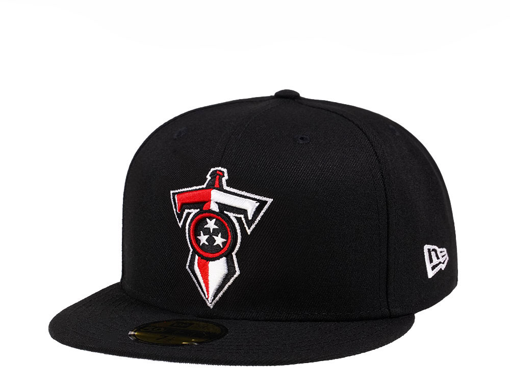 New Era Tennessee Titans Alternate Black Crimson Collection 59Fifty Fitted Casquette