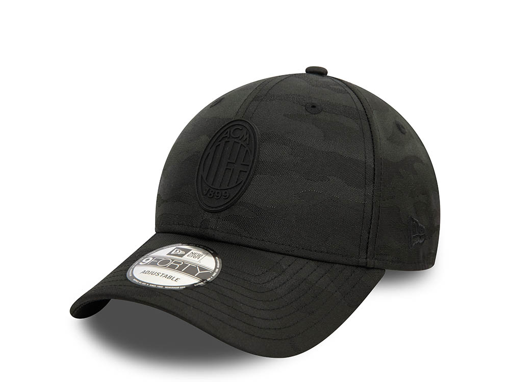 New Era AC Milan Black Camo 9Forty Strapback Casquette