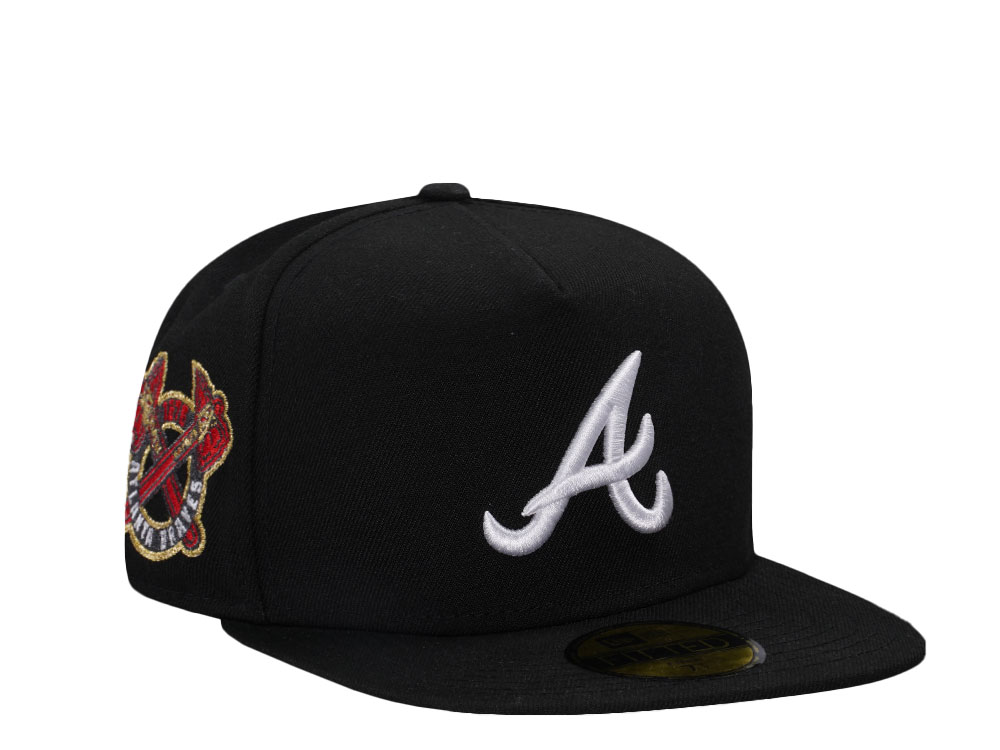 New Era Atlanta Braves Black Edition A Frame 59Fifty Fitted Casquette