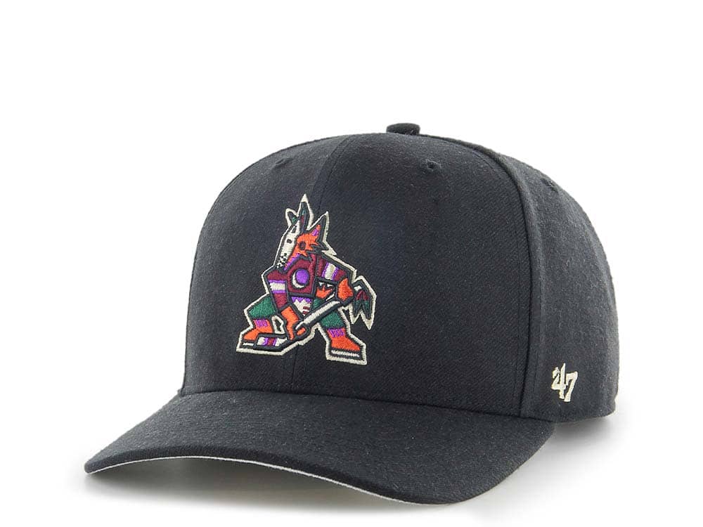 47Brand Arizona Coyotes Classic DP Black Snapback Casquette