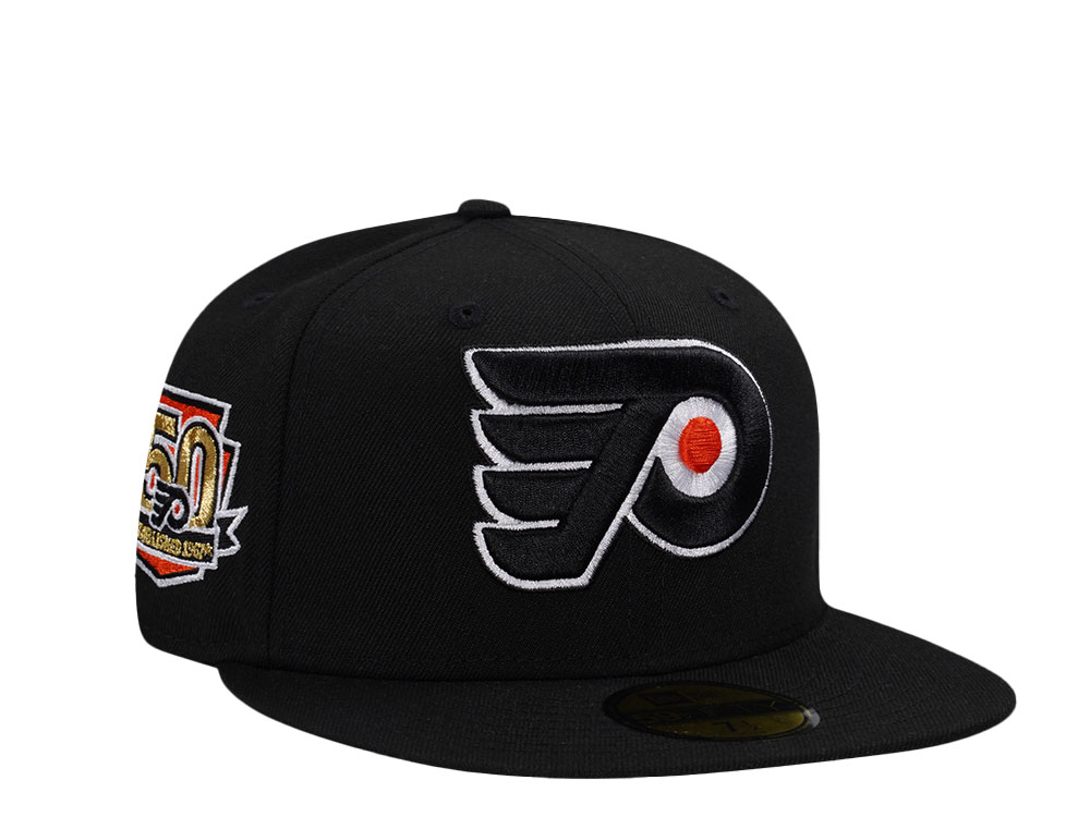 New Era Philadelphia Flyers 50th Anniversary Black Prime Edition 59Fifty Fitted Casquette