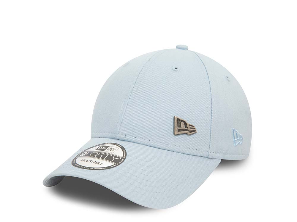 New Era Logo Sky Blue 9Forty Strapback Casquette