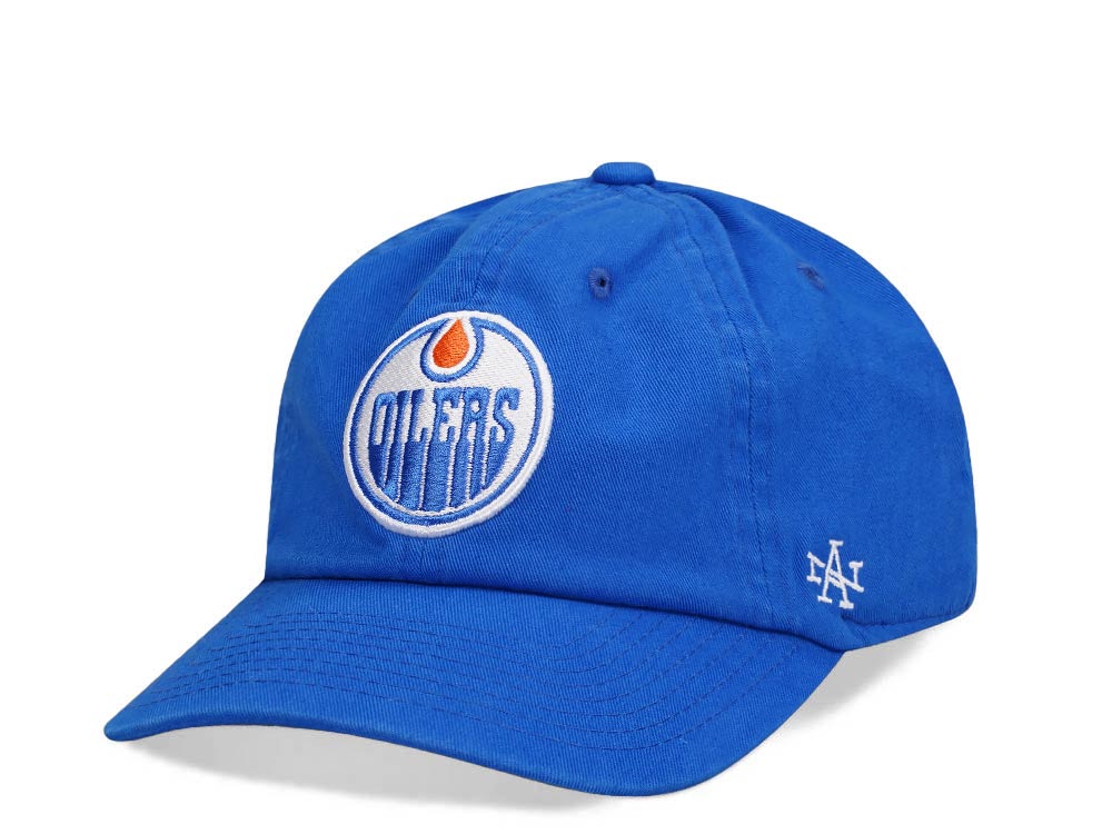 American Needle Edmonton Oilers All Blue Ballpark Dadhat Strapback Casquette