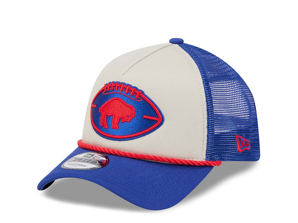 New Era Buffalo Bills Sideline 2024 9Forty A Frame Trucker Snapback Casquette