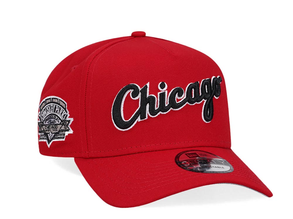 New Era Chicago White Sox Inaugural Season 1991 Red Classic Edition 9Forty A Frame Snapback Casquette