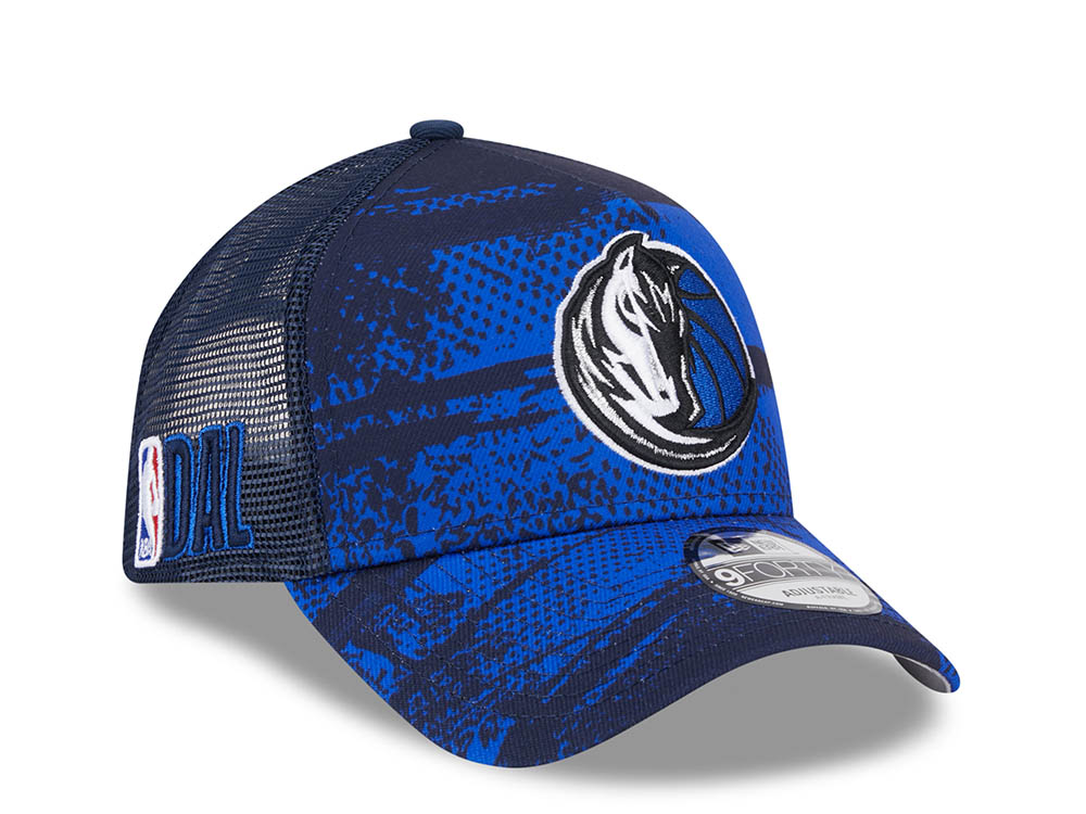 New Era Dallas Mavericks NBA Tip Off 2024 Trucker 9Forty A Frame Snapback Casquette