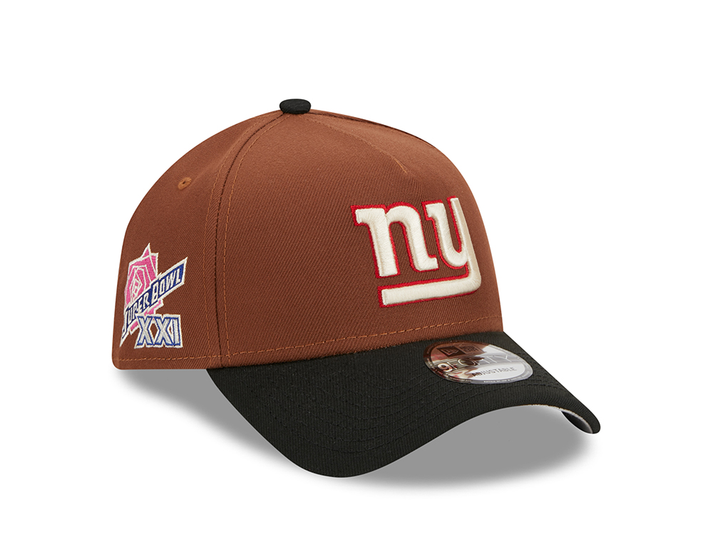 New Era New York Giants Super Bowl XXI Harvest Two Tone 9Forty A Frame Snapback Casquette