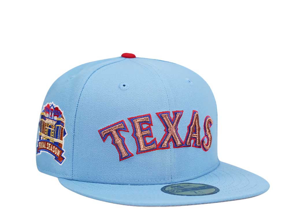 New Era Texas Rangers Final Season Fresh Blue Edition 59Fifty Fitted Casquette