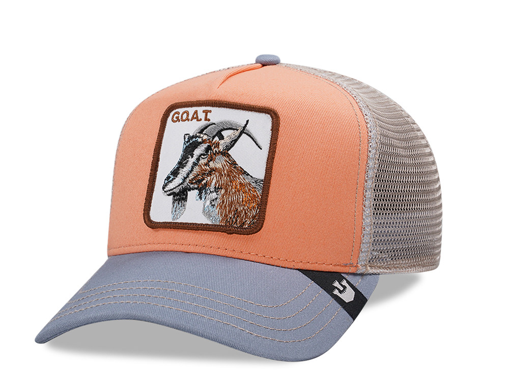 Goorin Bros The Goat Coral Two Tone Trucker Snapback Casquette