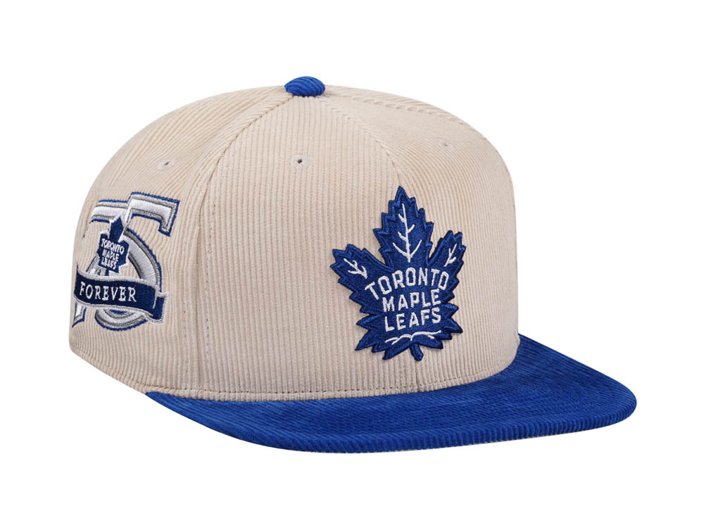 Mitchell & Ness Toronto Maple Leafs 75th Anniversary Two Tone Cord Edition Dynasty Fitted Casquette