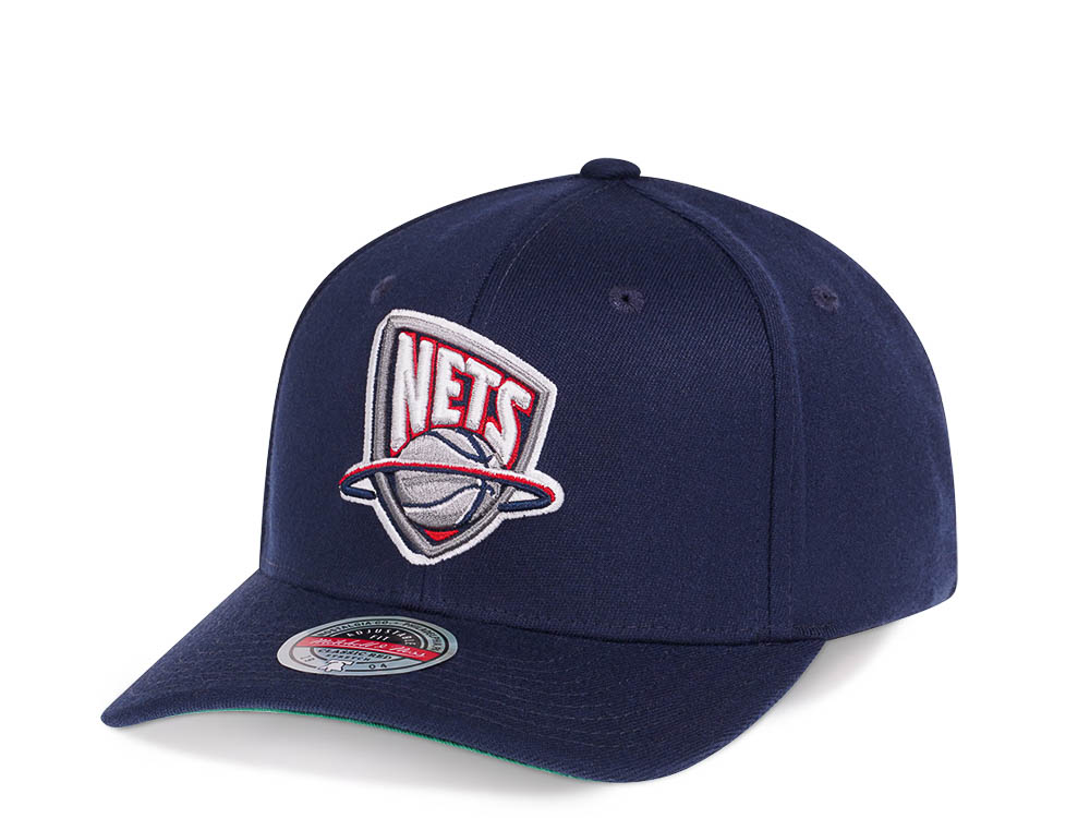 Mitchell & Ness Brooklyn Nets Team Ground Red Line Solid Flex Snapback Casquette