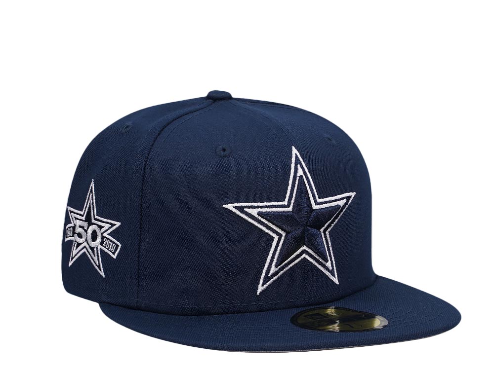 New Era Dallas Cowboys 50th Anniversary Navy Classic Edition 59Fifty Fitted Casquette