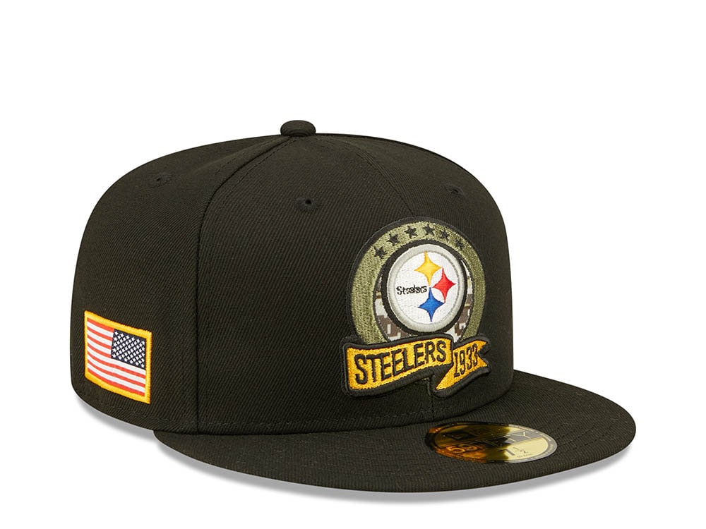 New Era Pittsburgh Steelers Salute to Service 2022 Fitted 59Fifty Casquette