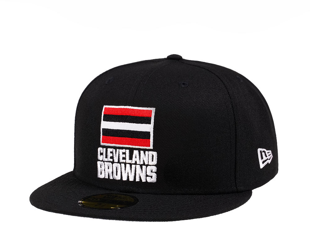 New Era Cleveland Browns Alternate Black Crimson Collection 59Fifty Fitted Casquette