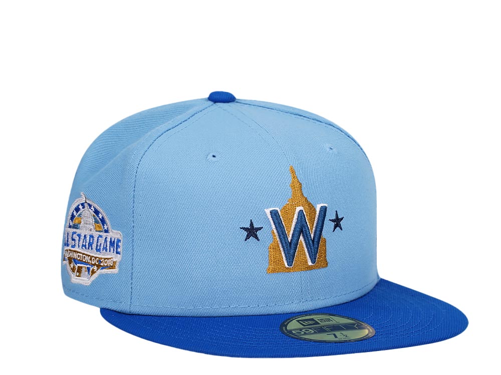 New Era Washington Nationals All Star Game 2016 Fresh Blue Two Tone Edition 59Fifty Fitted Casquette