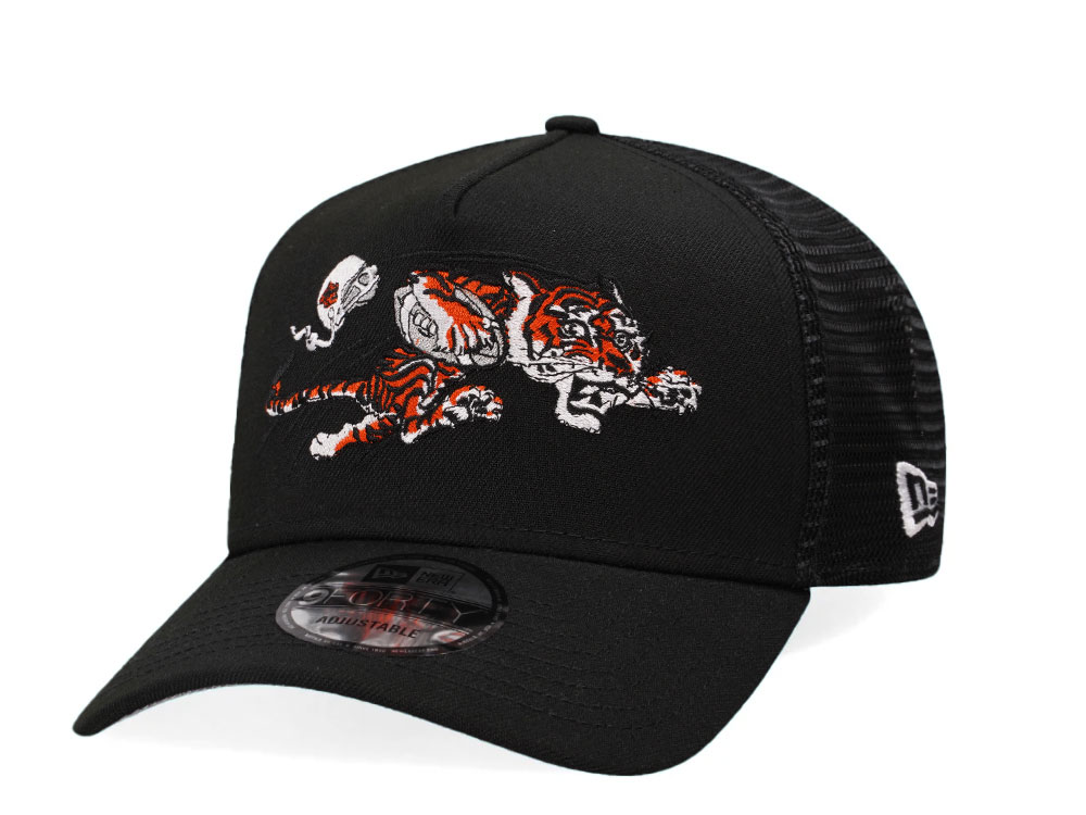 New Era Cincinnati Bengals Black Trucker A Frame 9Forty Snapback Casquette