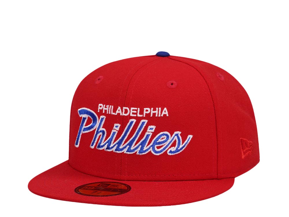 New Era Philadelphia Phillies Red Script Classic Edition 59Fifty Fitted Casquette