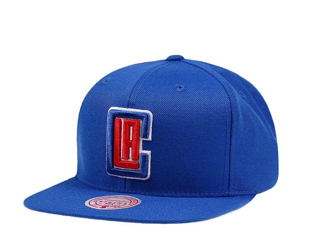 Mitchell & Ness Los Angeles Clippers Wool Solid Snapback Casquette