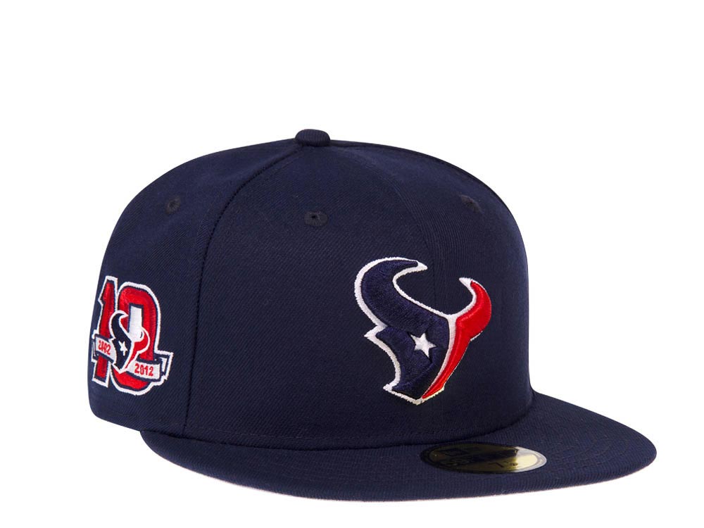 New Era Houston Texans 10th Anniversary Navy Classic Prime Edition 59Fifty Fitted Casquette