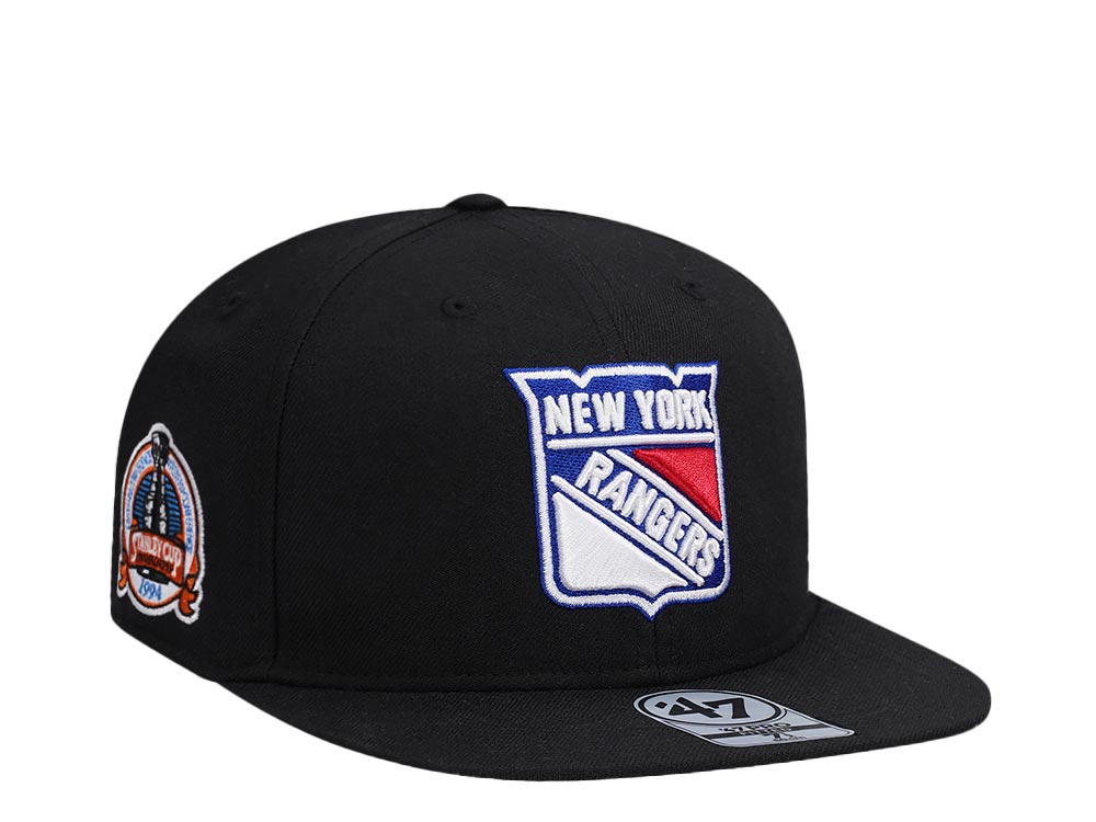 47Brand New York Rangers Stanley Cup 1994 Vintage Black 47Pro Fitted Casquette