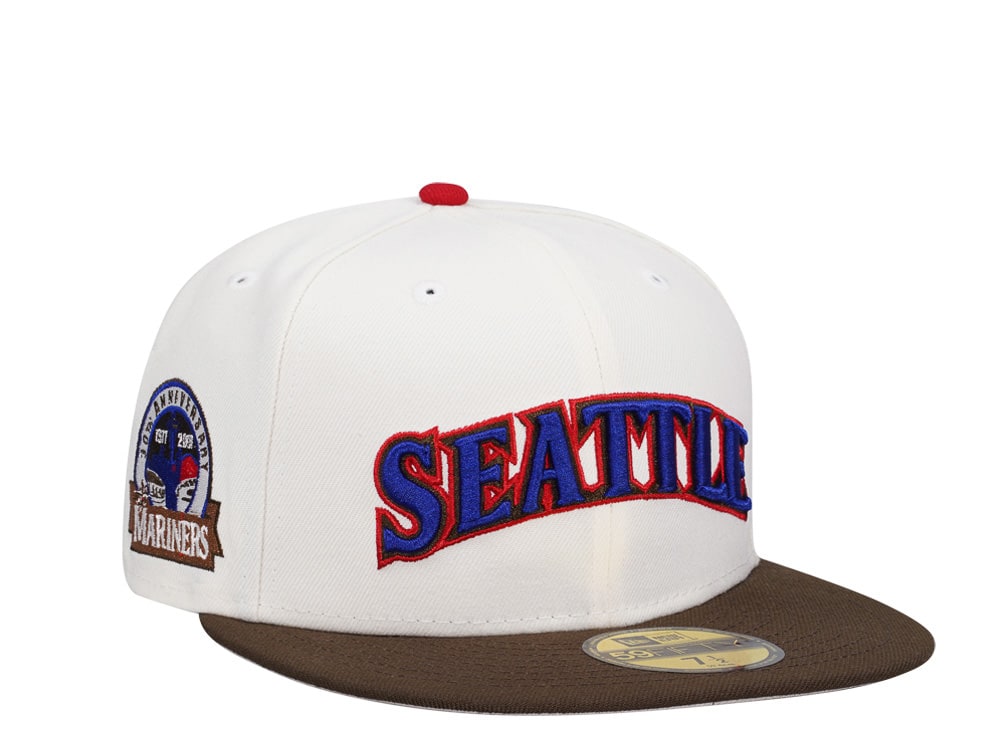 New Era Seattle Mariners 30th Anniversary Sweet Chrome Two Tone Edition 59Fifty Fitted Casquette