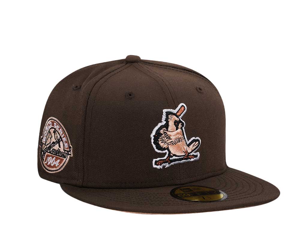 New Era St. Louis Cardinals World Series 1964 Walnut Peach Copper Edition 59Fifty Fitted Casquette