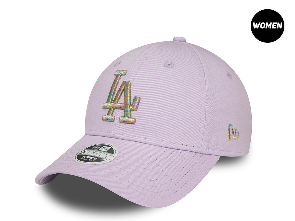 New Era Los Angeles Dodgers Metallic Logo Lavender Womens 9Forty Strapback Casquette