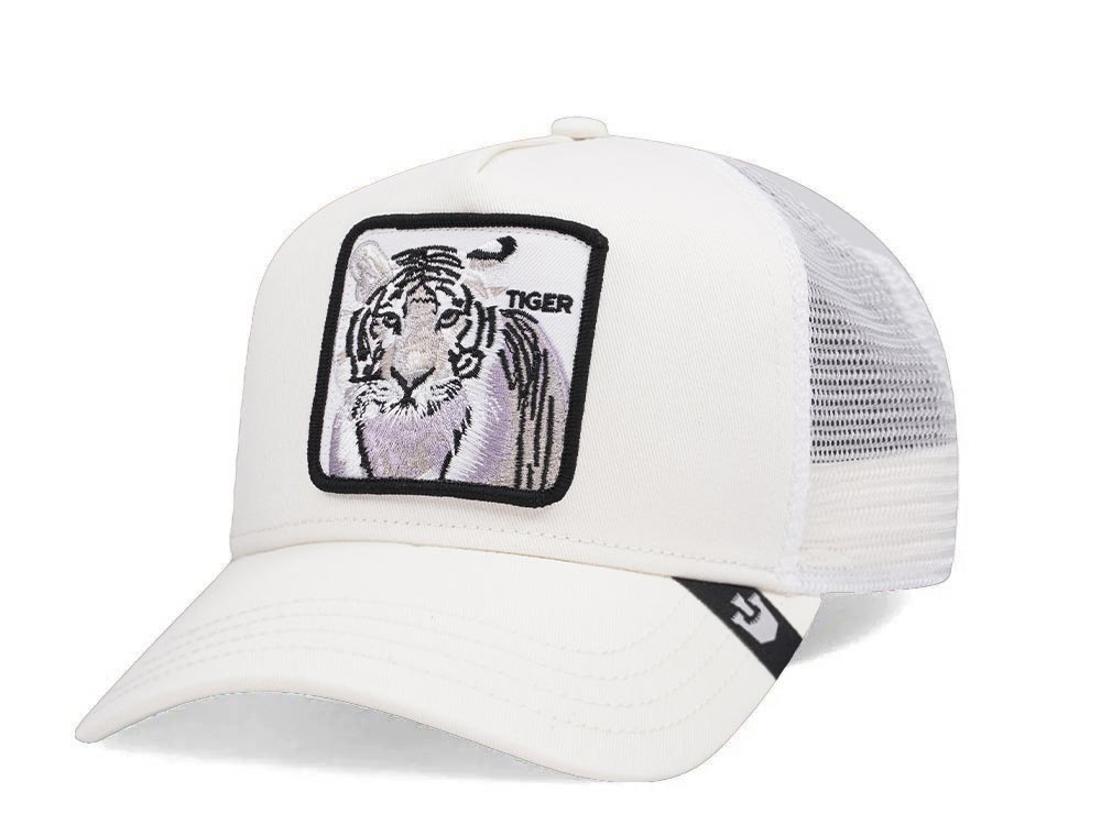 Goorin Bros The White Tiger White Trucker Snapback Casquette