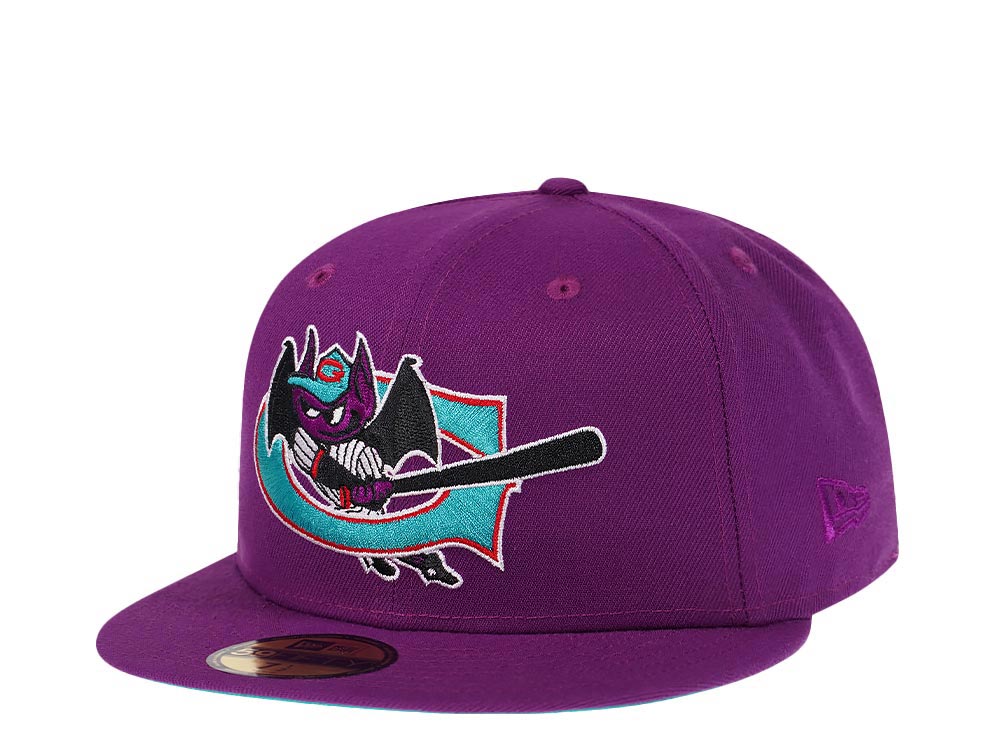 New Era Greensboro Bats Purple Prime Edition 59Fifty Fitted Casquette