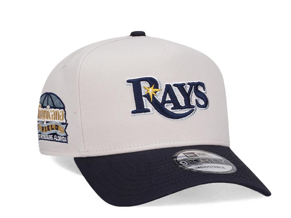 New Era Tampa Bay Rays Tropicana Field Chrome Two Tone Edition 9Forty A Frame Snapback Casquette