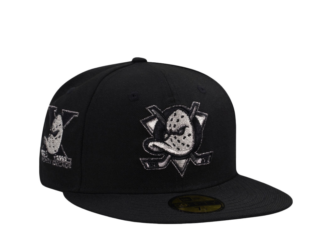 New Era Anaheim Ducks 10th Anniversary Liquid Titanium Wool Edition 59Fifty Fitted Casquette