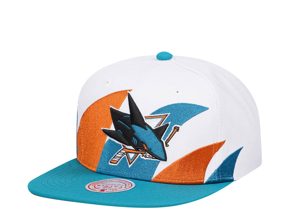 Mitchell & Ness San Jose Sharks Vintage Sharktooth Snapback Casquette