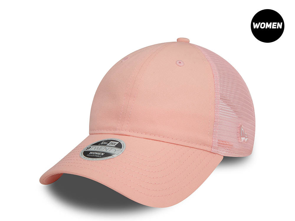 New Era Pink Basic Womens Trucker 9Twenty Strapback Casquette