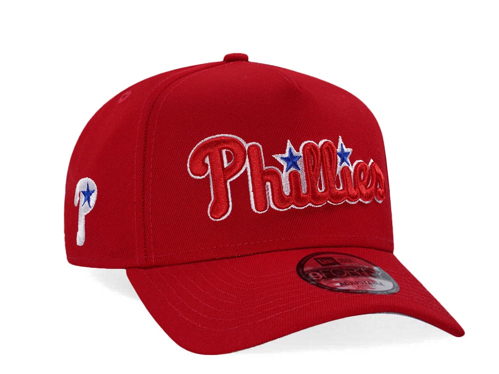 New Era Philadelphia Phillies Scarlet Red Classic Edition 9Forty Snapback Casquette