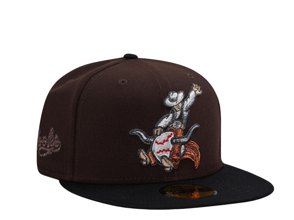 New Era Corpus Christi Hooks Rodeo Night Burnt Two Tone Edition 59Fifty Fitted Casquette