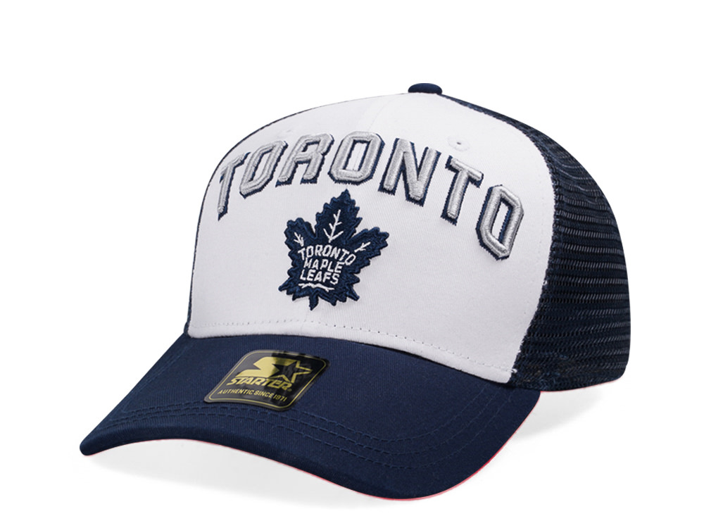 Starter Toronto Maple Leafs Penalty Curved Trucker Snapback Casquette