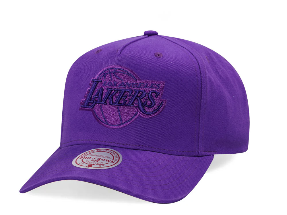 Mitchell & Ness Los Angeles Lakers Washed Out Vintage Pro Crown Fit Snapback Casquette