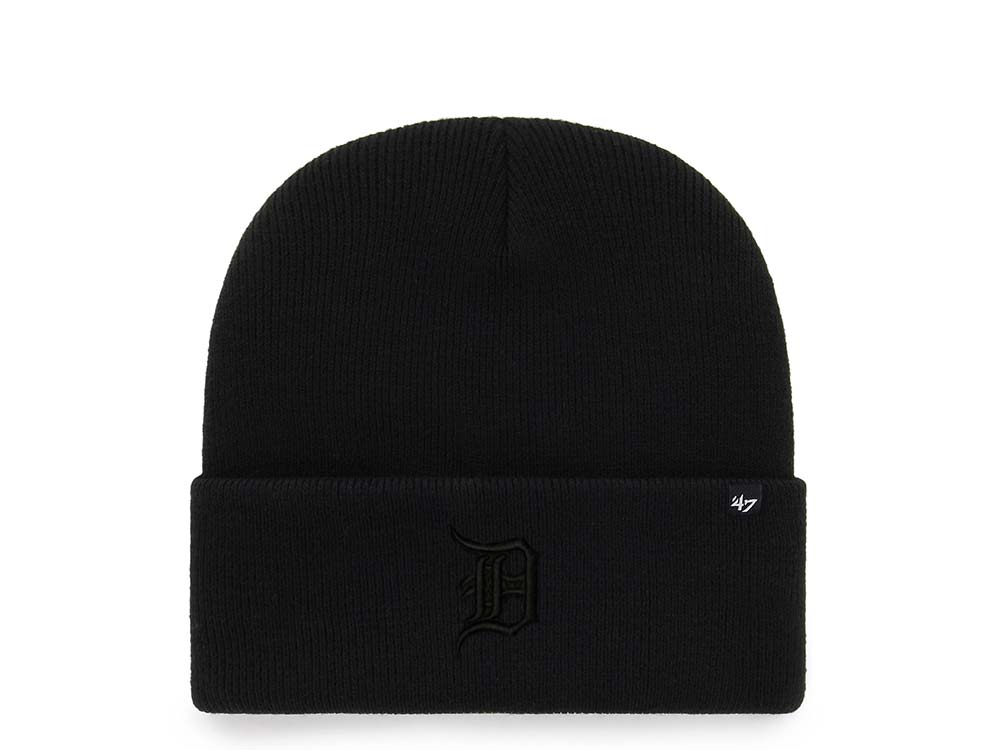 47 Brand Detroit Tigers All Black Edition Cuff Chapeau