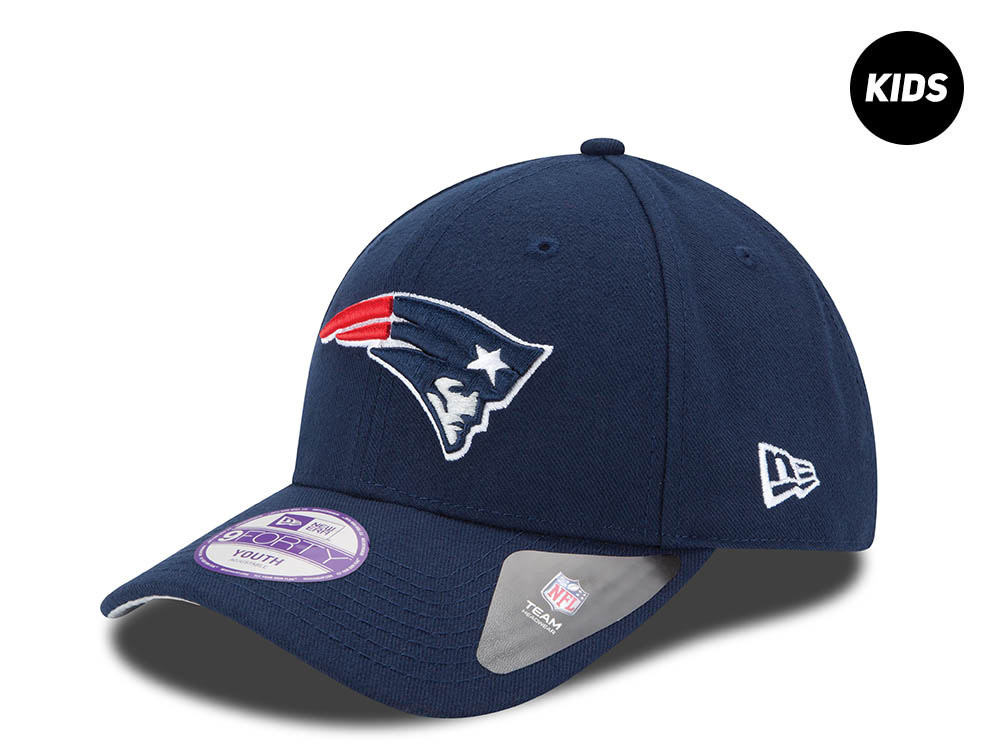 New Era New England Patriots Navy Kids 9Forty Strapback Casquette