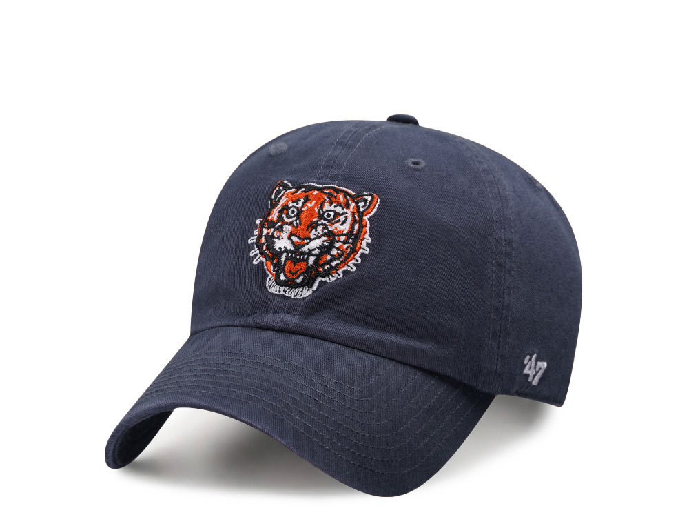 47Brand Detroit Tigers Vintage Cooperstown Navy Clean up Strapback Casquette