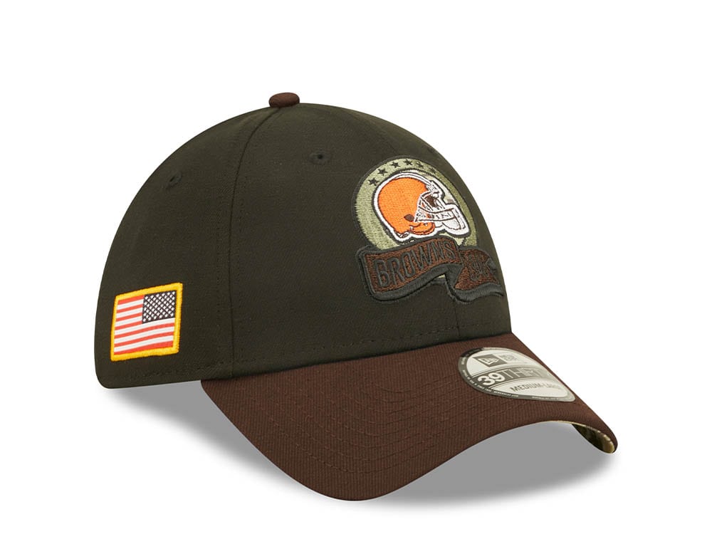 New Era Cleveland Browns Salute to Service 2022 39Thirty Stretch Casquette