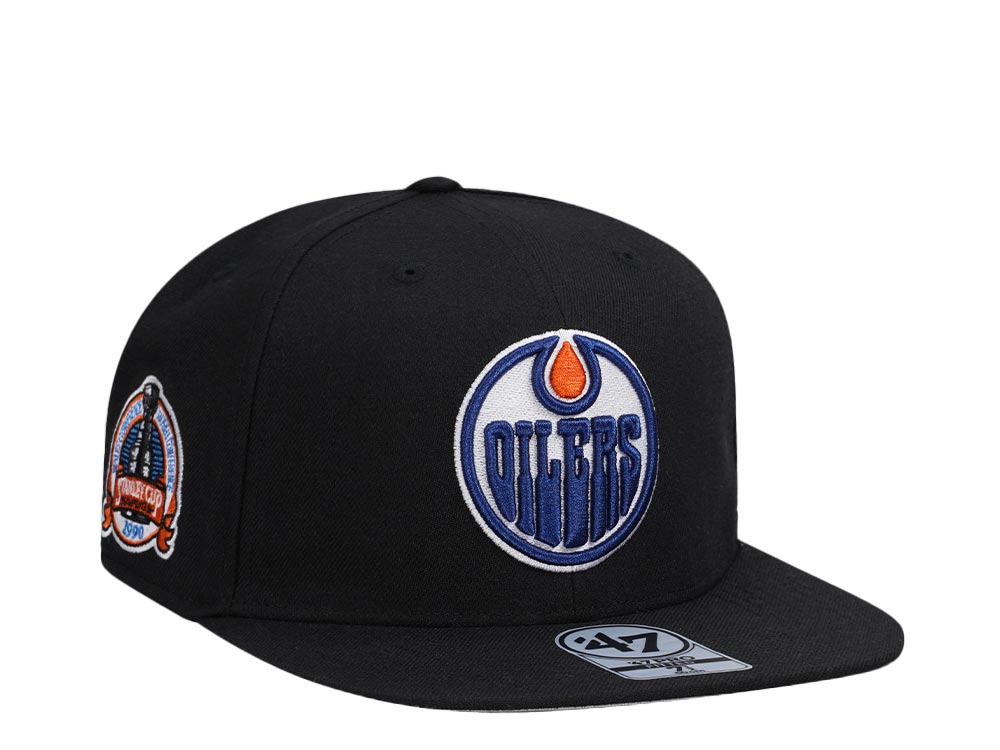 47Brand Edmonton Oilers Stanley Cup 1990 Vintage Black 47Pro Fitted Casquette