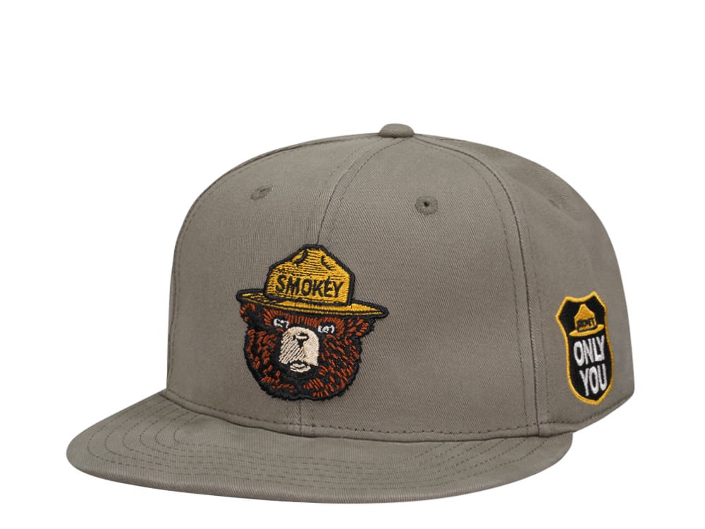 American Needle Smokey Bear Blockhead 2.0 Olive Casual Snapback Casquette