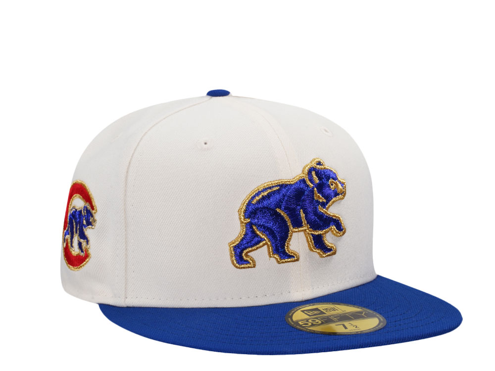 New Era Chicago Cubs Chrome Gold Two Tone Edition 59Fifty Fitted Casquette