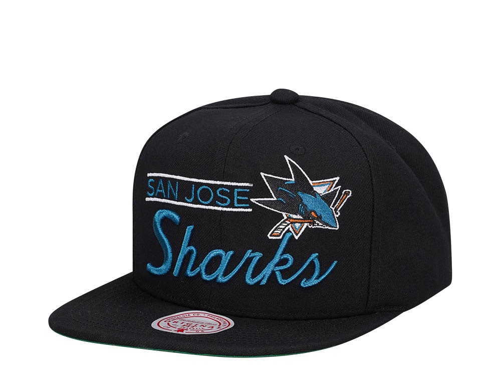 Mitchell & Ness San Jose Sharks Retro Lock Up Snapback Casquette