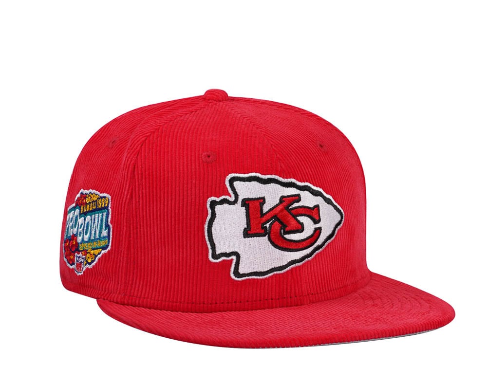 New Era Kansas City Chiefs Pro Bowl Hawaii 1999 Throwback Cord Edition 59Fifty Fitted Casquette