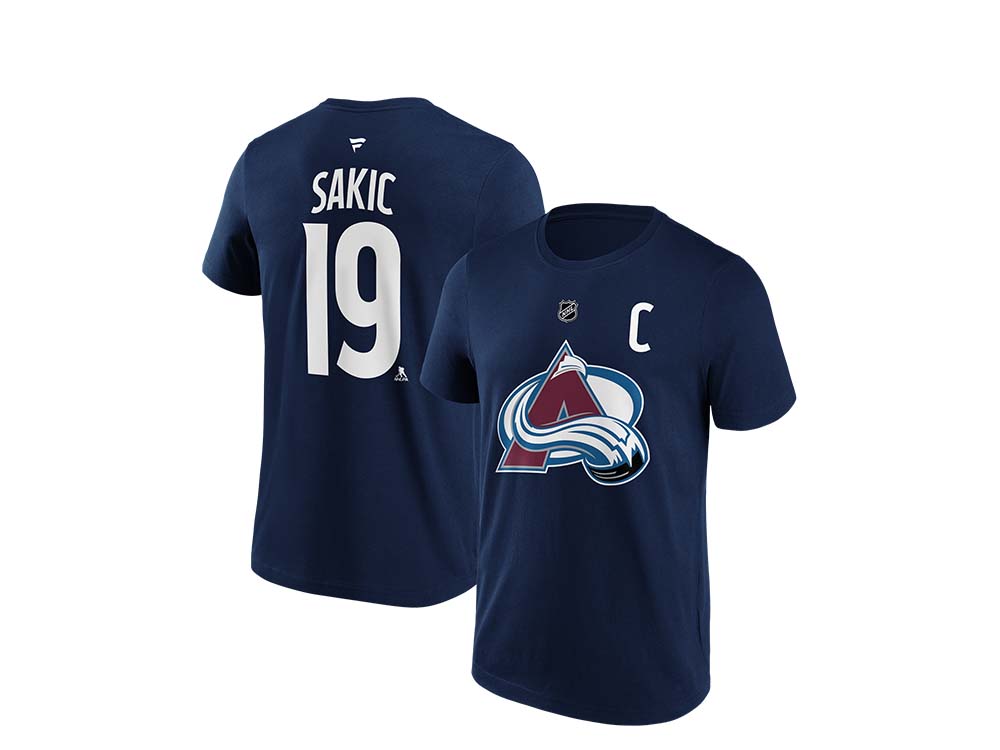 Fanatics Colorado Avalanche Joe Sakic Name & Number T-Shirt