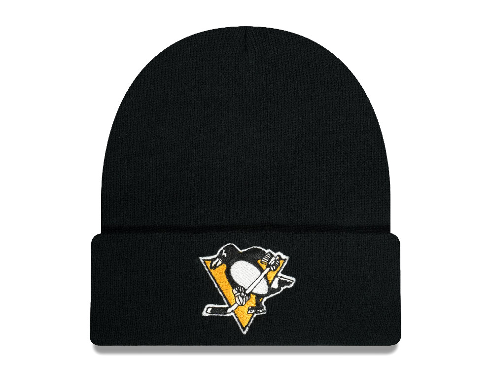 American Needle Pittsburgh Penguins Cuffed Black Casquette